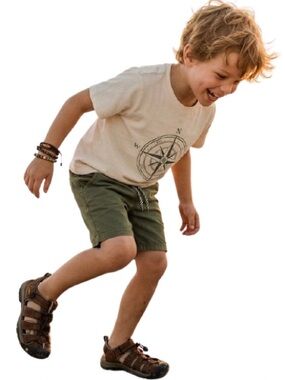 Cat & Jack Green Cotton Twill Boys  Shorts Sz 7 Classic Versatile